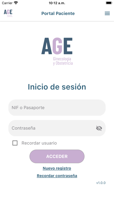 AGE Ginecología-Obstetrícia Screenshot