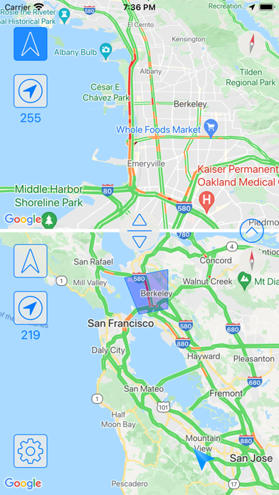 Traffic Maps: realtime info Screenshot