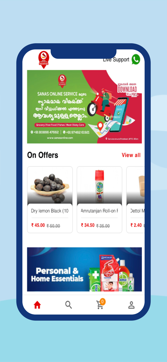 Sanas Online Service