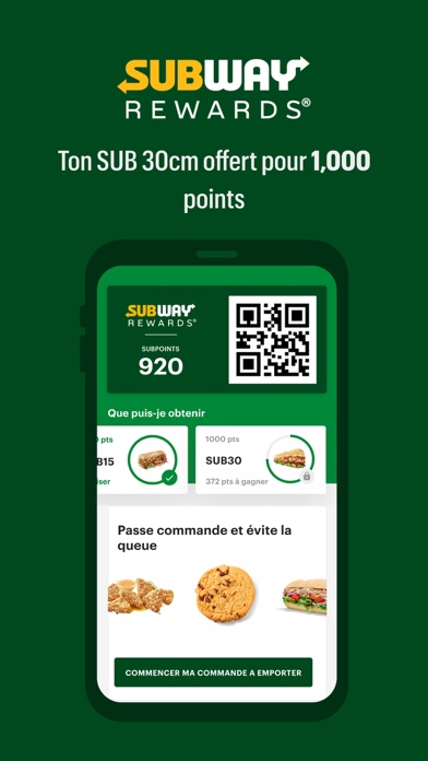 Screenshot #1 pour Subway® - Official App