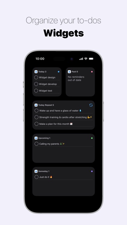 Reminder - Widget & Routine