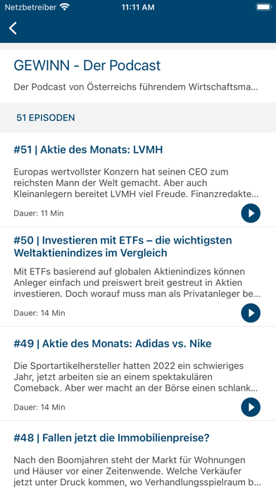 GEWINN: Das Wirtschaftsmagazin Screenshot