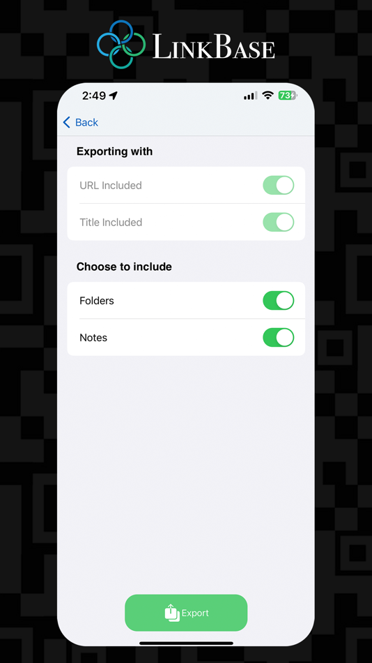 #7. LinkBase (iOS) بواسطة: Adam Morrone