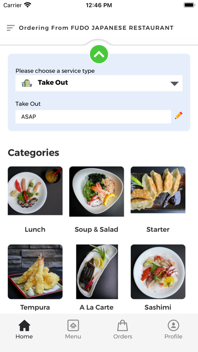 Fudo Japanese Restaurant Screenshot