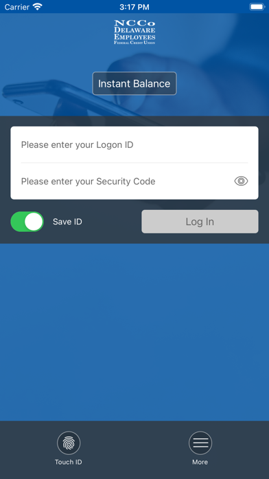 NCCo Delaware EFCU Screenshot