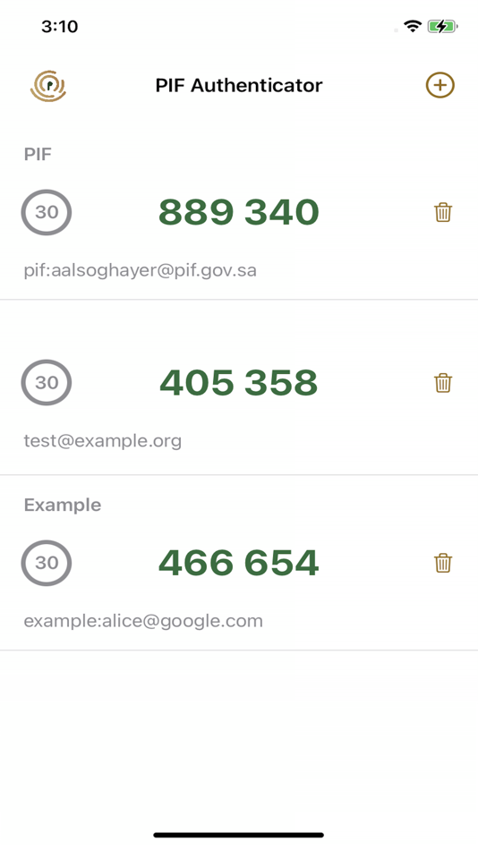 PIF Authenticator (iOS) 게시자: PIF