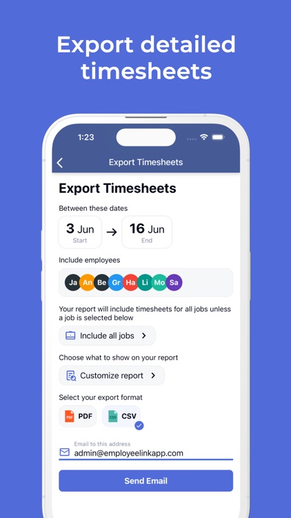 Employee Link: Timesheet App screenshot-2