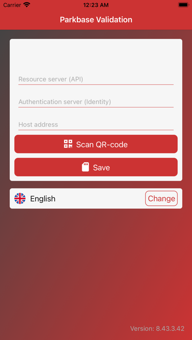 ParkBase – Validation Screenshot