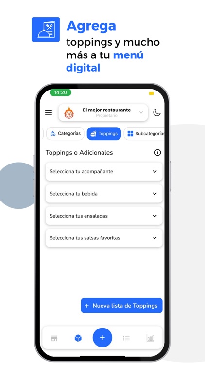 Ganvent Eats: Menú digital screenshot-4