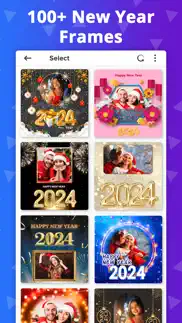 new year photo frames - 2024 iphone screenshot 3