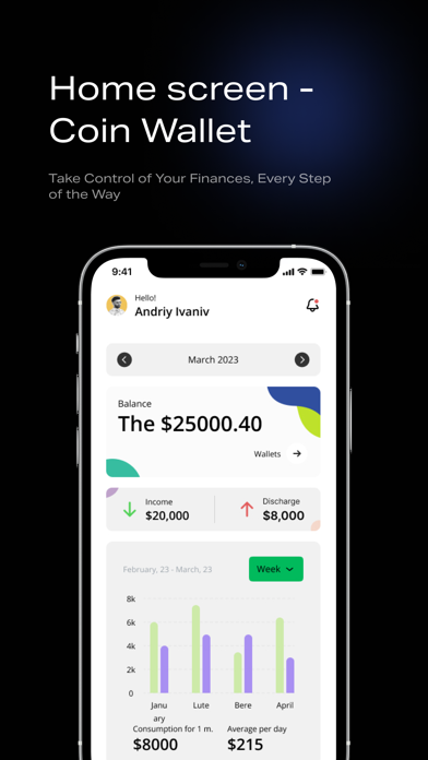 Coin Wallet: Financial Tracker Screenshot
