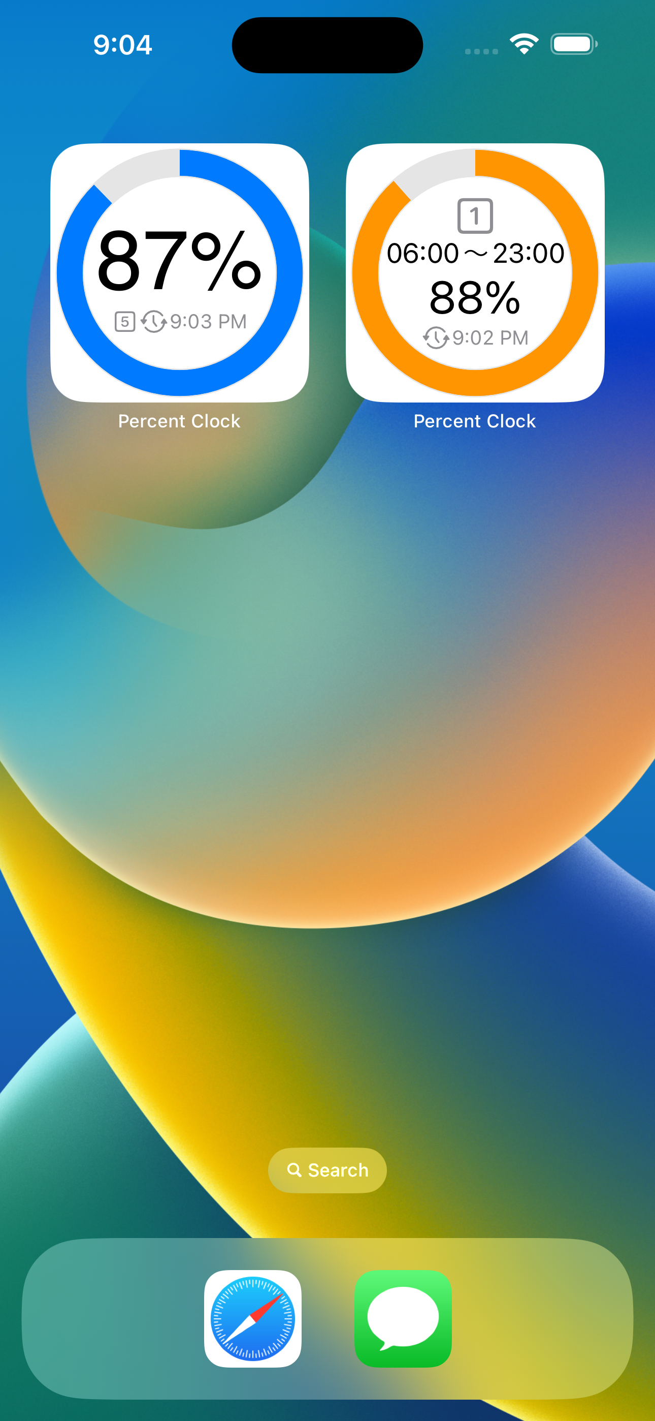 Percent Clock 2