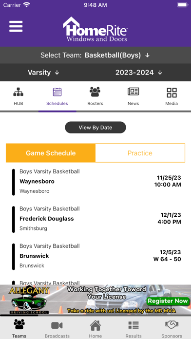 Smithsburg Leopard Athletics Screenshot