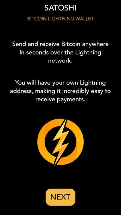 Satoshi Bitcoin Lightning