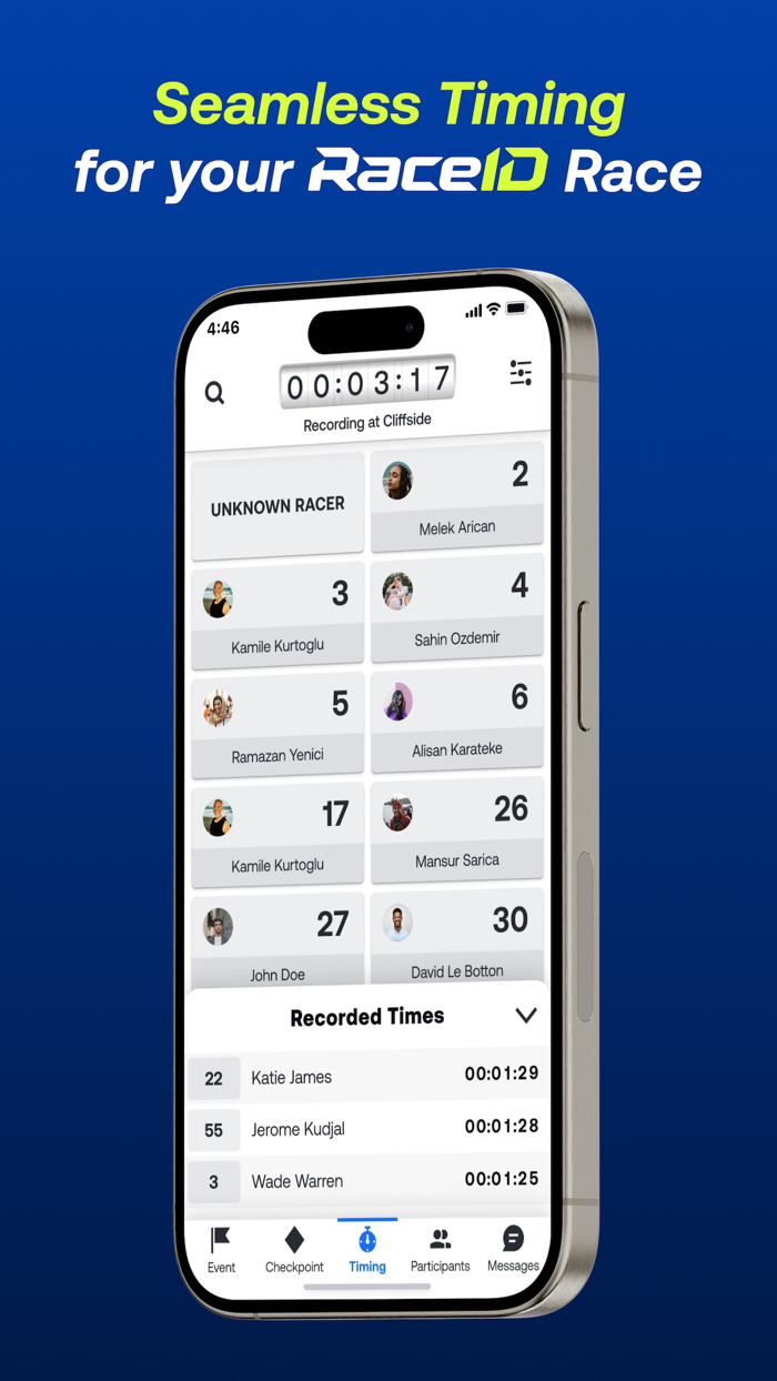 RaceID Timing for Organizers