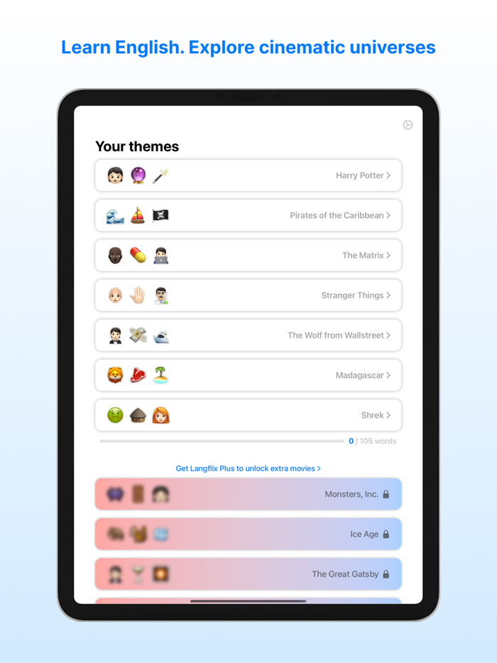 Langflix English  Quizzes