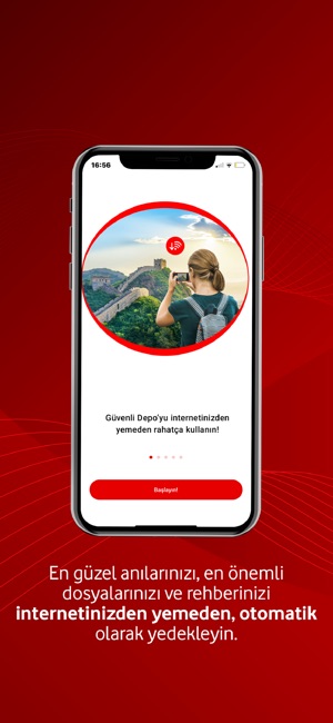 Vodafone Güvenli Depo App Store'da