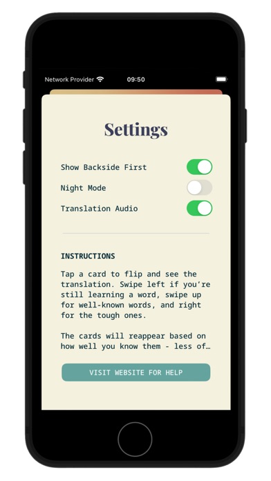 Word! - Flashcards Screenshot