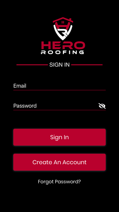 Hero Roofing Screenshot