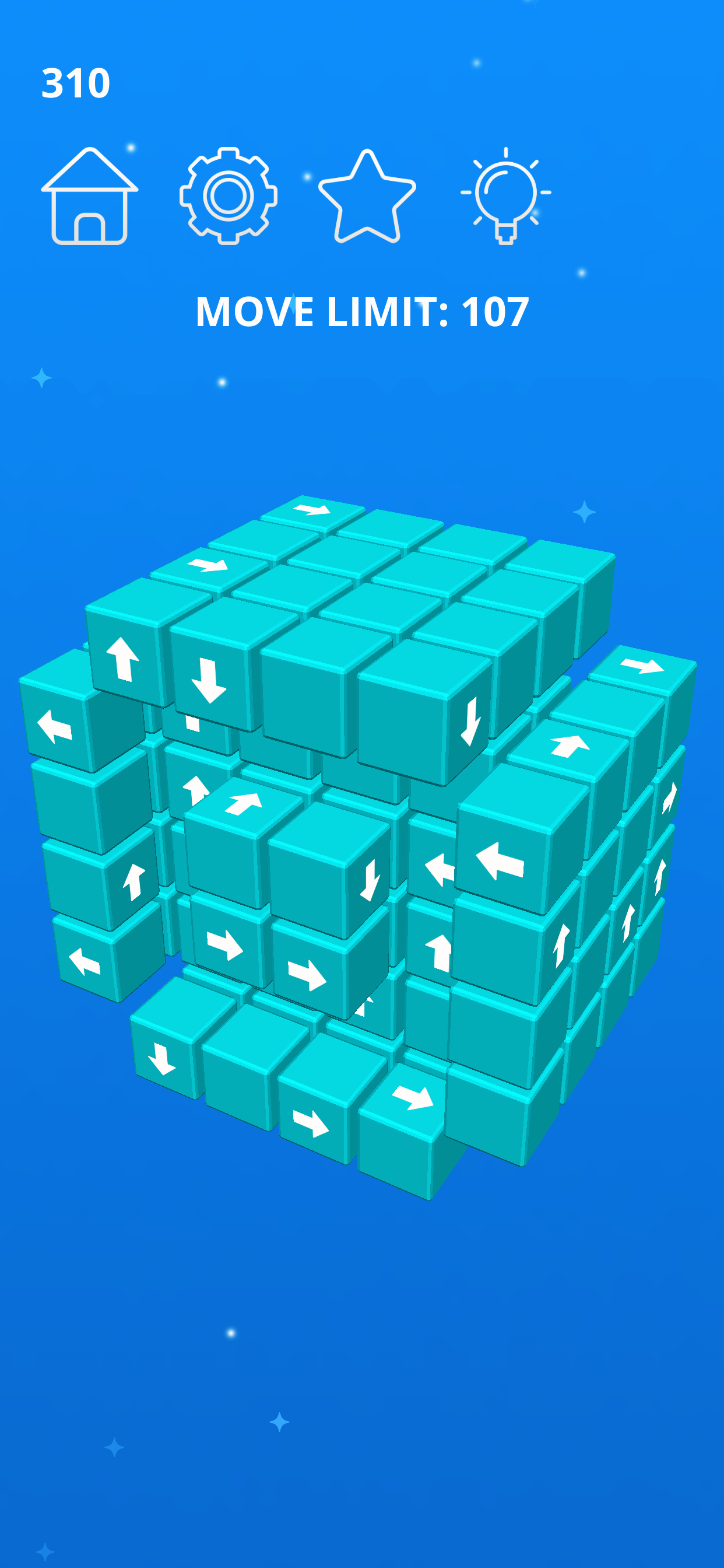 Tap Away 3D Cube
