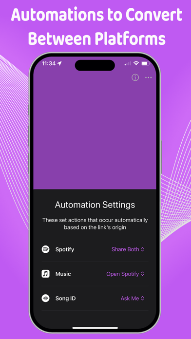 Linksie - Music Link Converter Screenshot