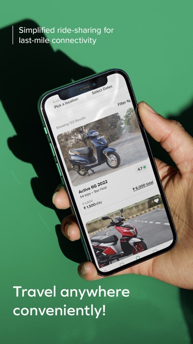 Rentop: Bike & Car Rentals Screenshot