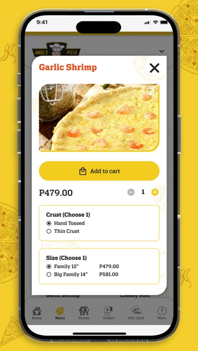 Angel's Pizza iPhone screenshot 3