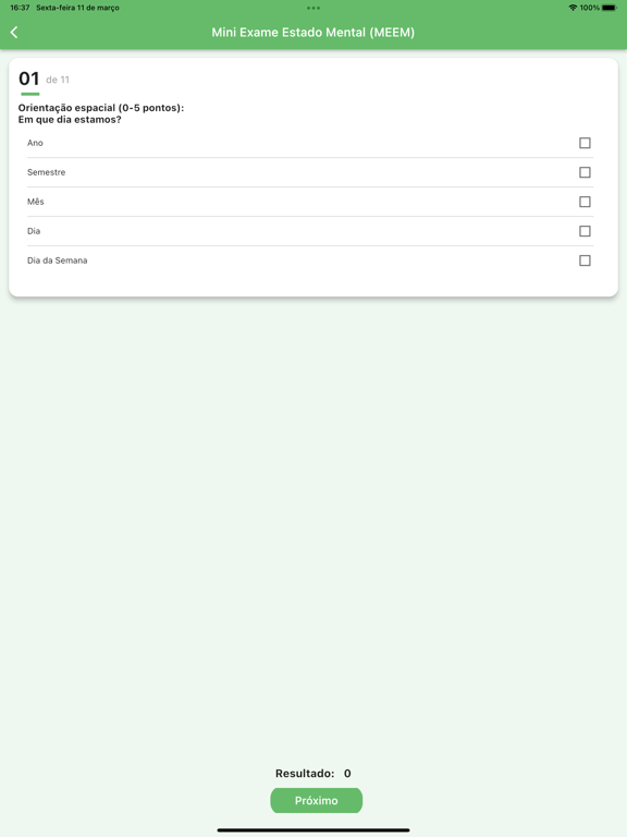 Screenshot #5 pour Exames Cognitivos