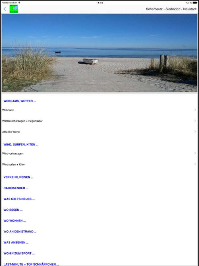 Scharbeutz App für den Urlaub