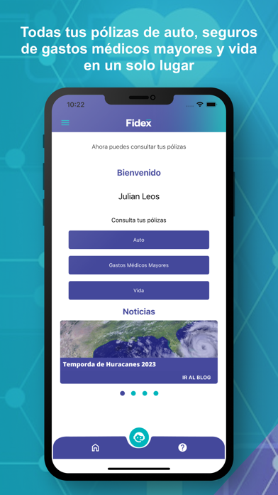 Fidex App iPhone screenshot 2 - Lifestyle app