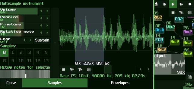 SunVox のスクリーンショット