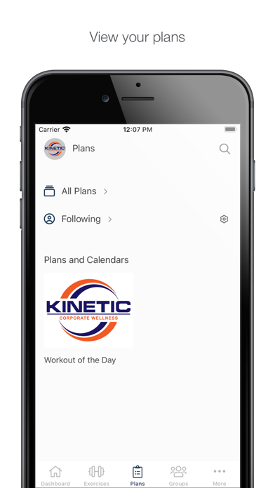 Kinetic Corporate Wellness Screenshot