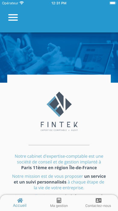 Fintek - Comptable à Paris Screenshot