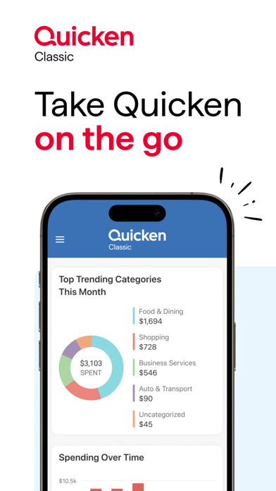 Quicken Classic: Companion App Screenshot