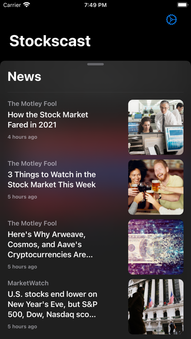 Stockscast Screenshot