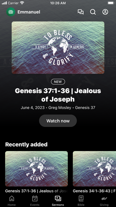 Emmanuel Church Bloomington Screenshot