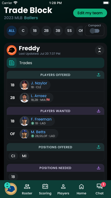 Fantrax Fantasy Sports Screenshot