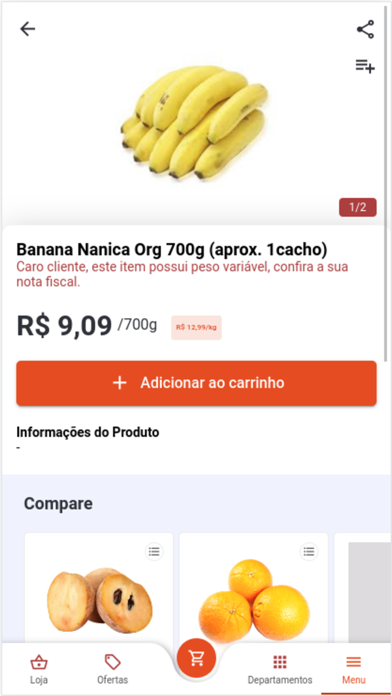 Mercado Malunga Delivery Screenshot