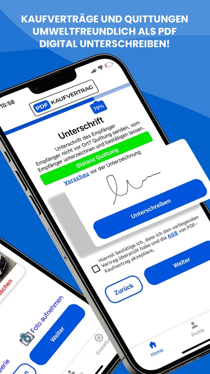 PDF Kaufvertrag & Quittung screenshot-3