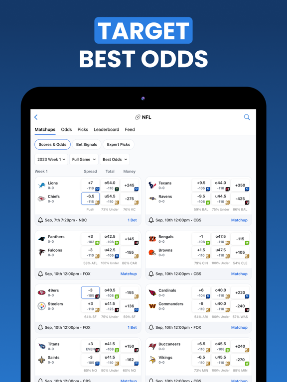Screenshot #6 pour BettingPros: Sports Betting