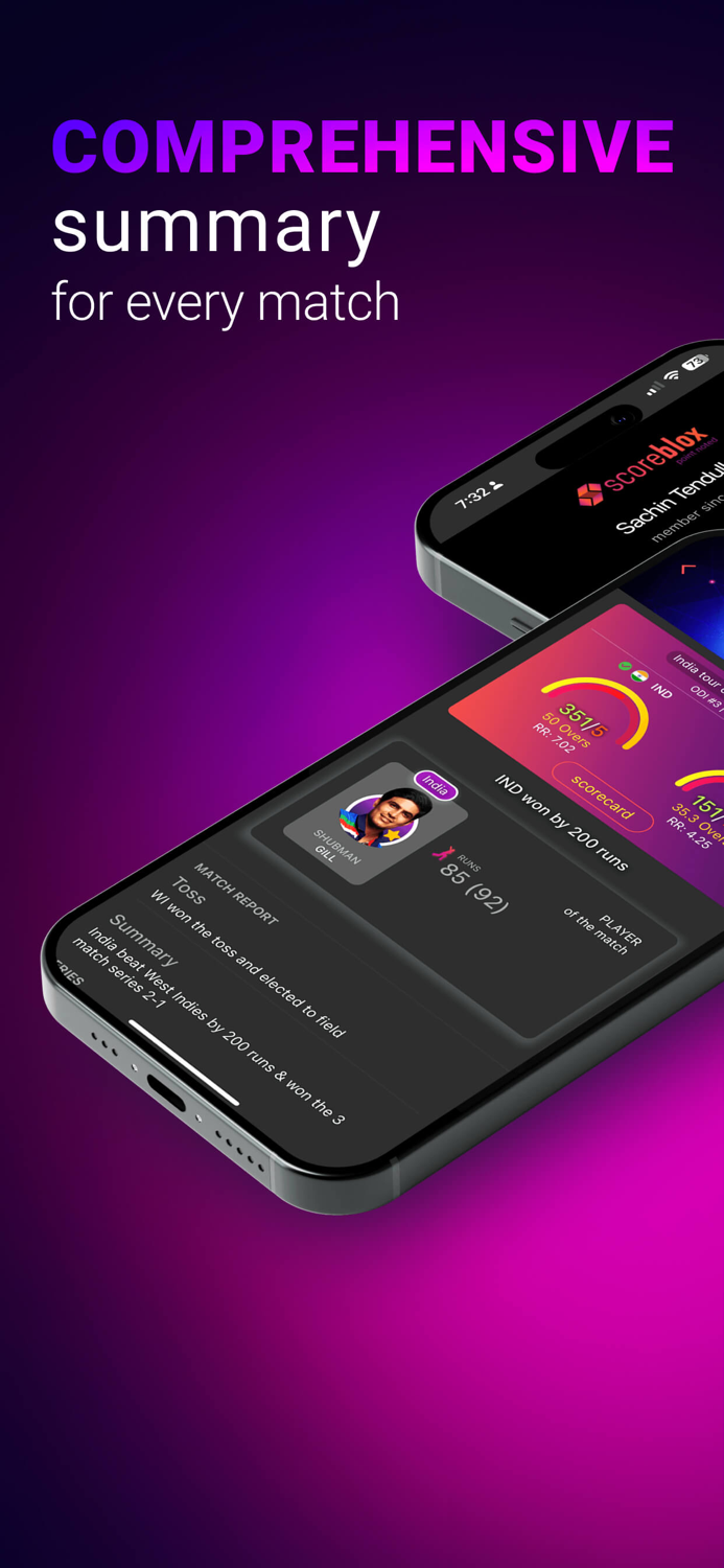 LIVE cricket scores scoreblox