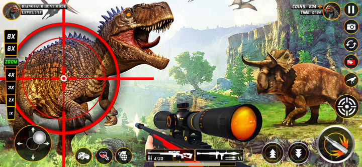Wild Dinosaur Hunting-Gun Game screenshot 2
