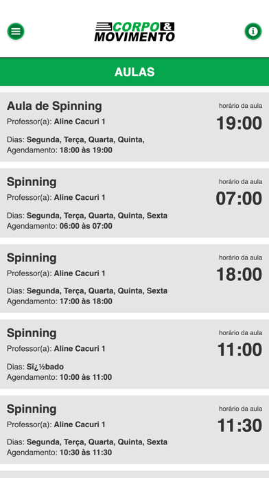 Academia Corpo e Movimento Screenshot
