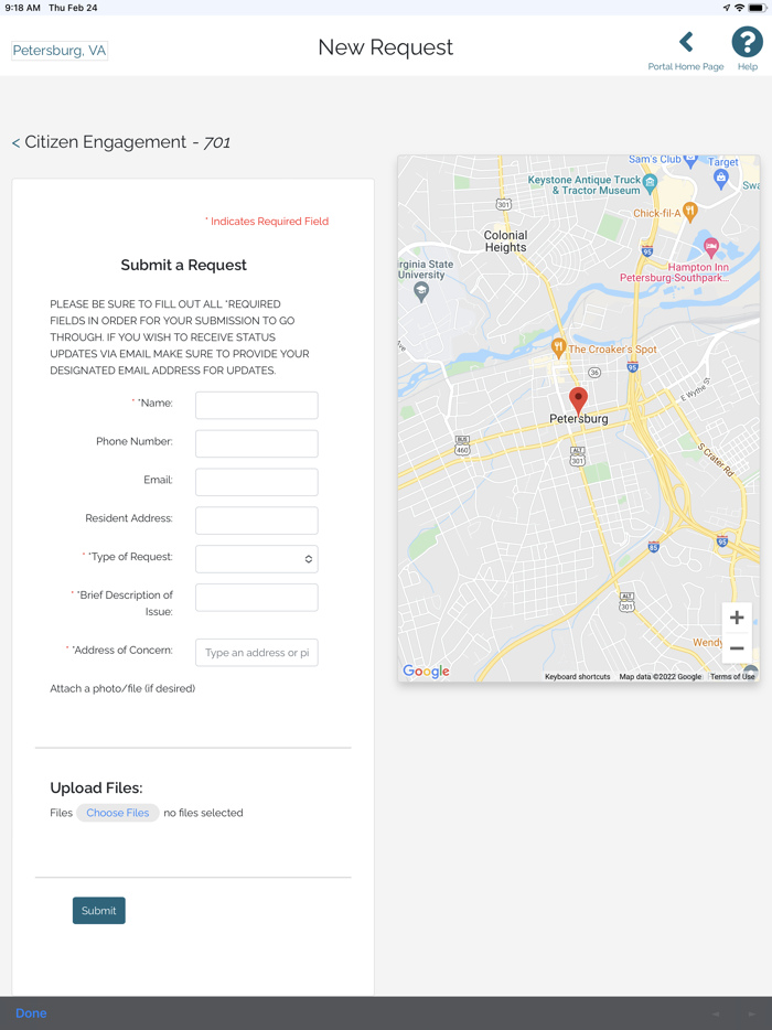 City of Petersburg VA