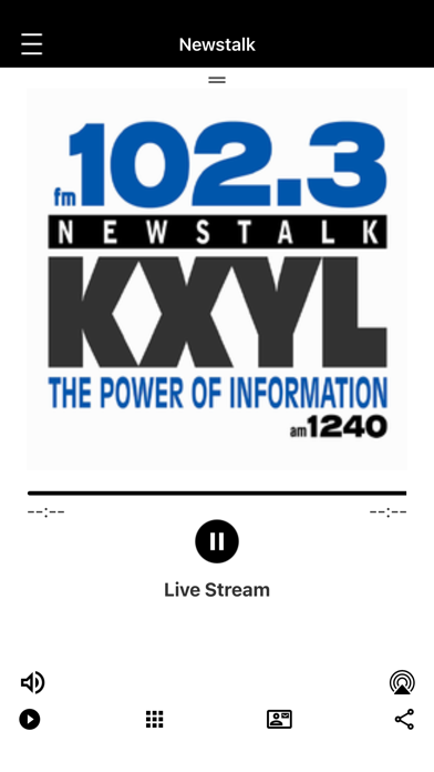 KXYL Newstalk 102.3 Screenshot