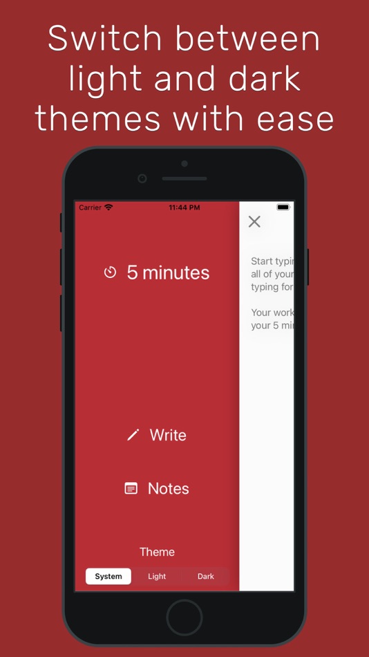 #8. Don't Stop: Writing Challenge (iOS) 由: Nazim Can Altinova
