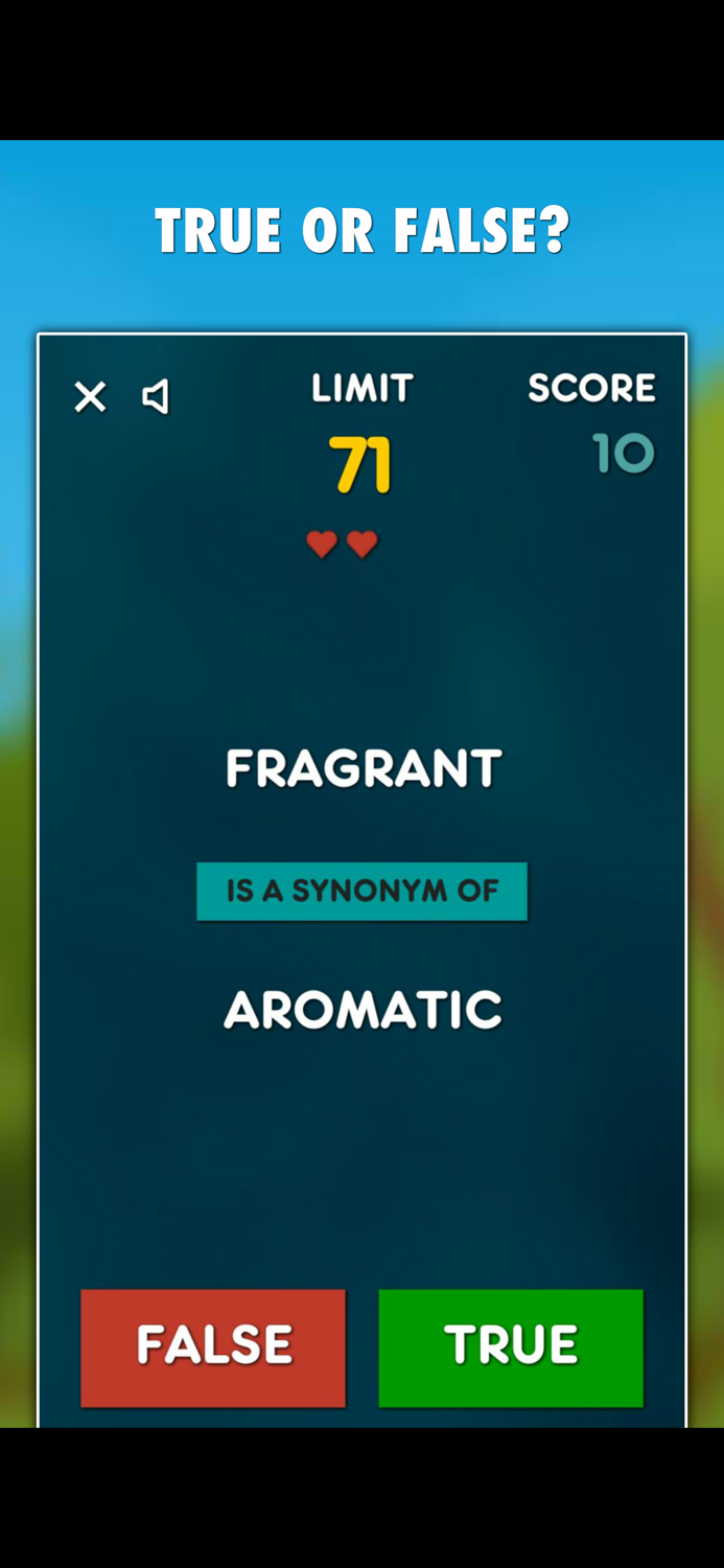 Synonyms Game