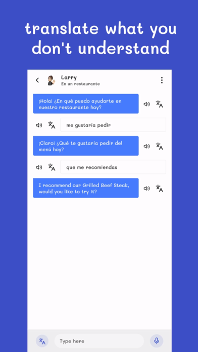 Larry Vocabulary Screenshot