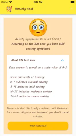 Game screenshot Anxiety Test. hack