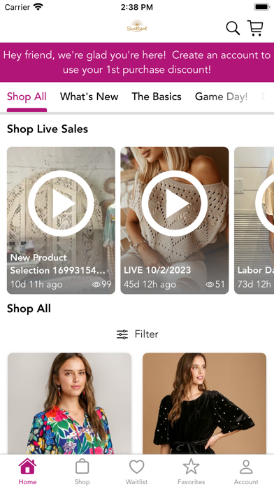 Sunkissed Boutique Screenshot